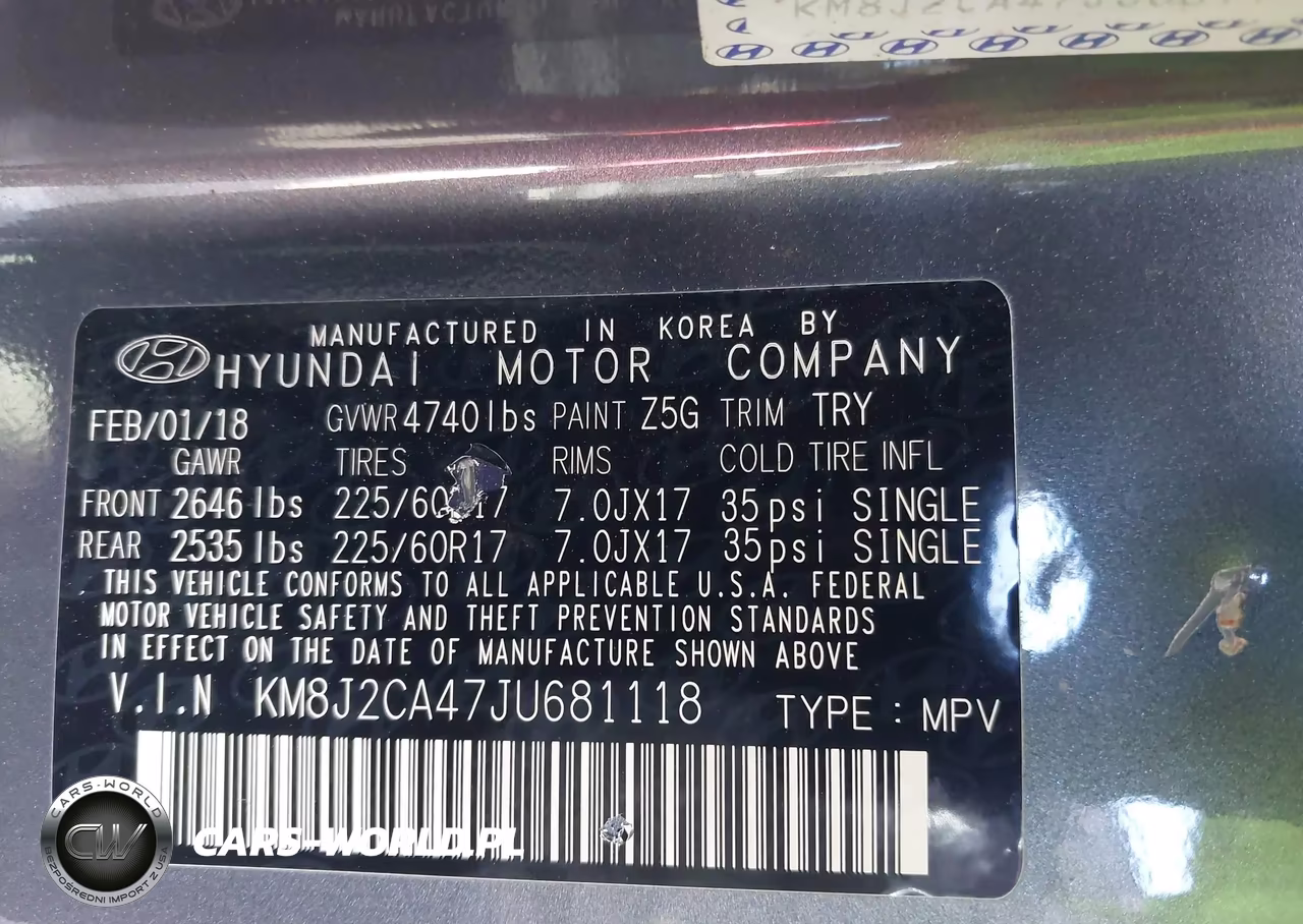 2018 Hyundai Tucson Se VIN:KM8J2CA47JU681118 - 9