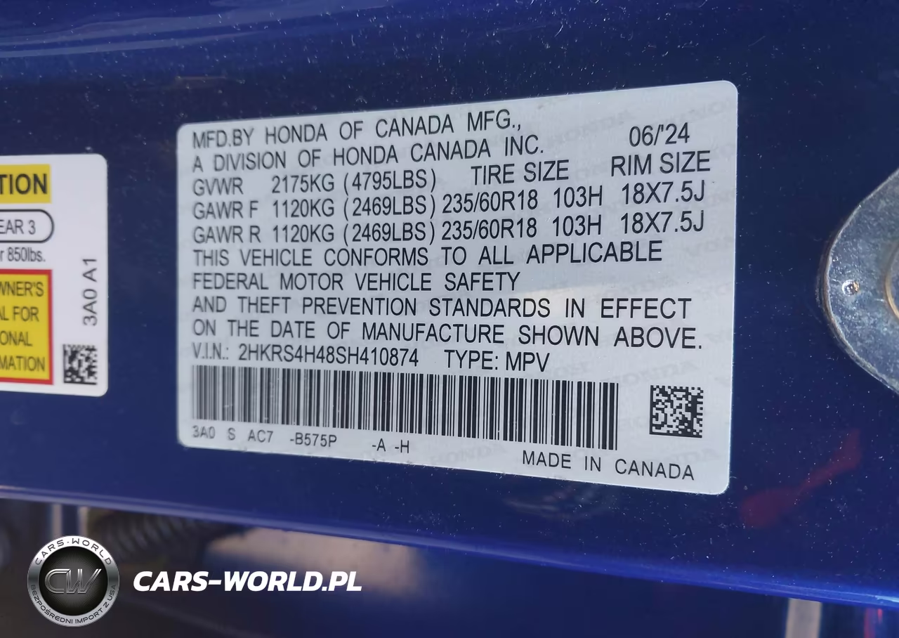 2025 Honda Cr-V Ex Awd VIN:2HKRS4H48SH410874 - 9