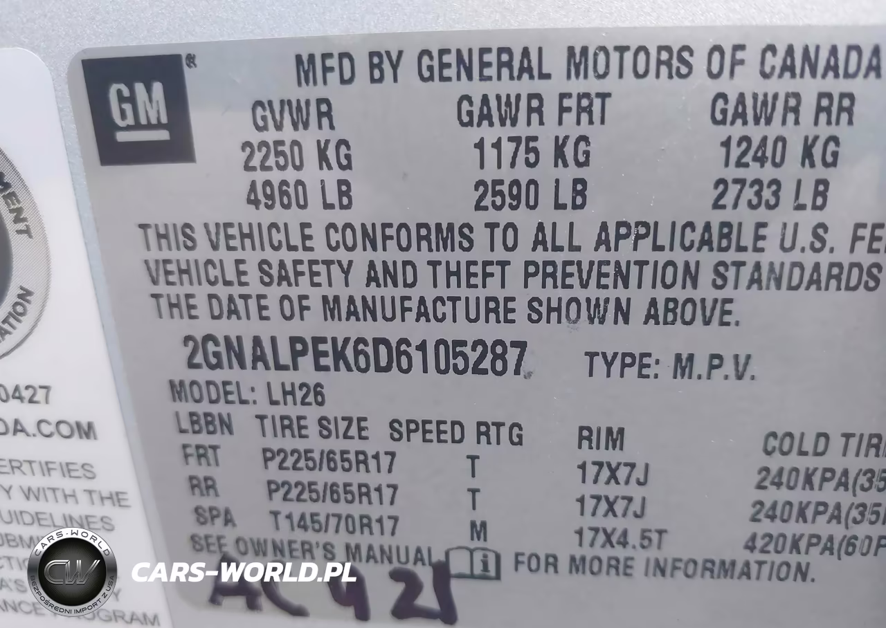 2013 Chevrolet Equinox 2Lt VIN:2GNALPEK6D6105287 - 9