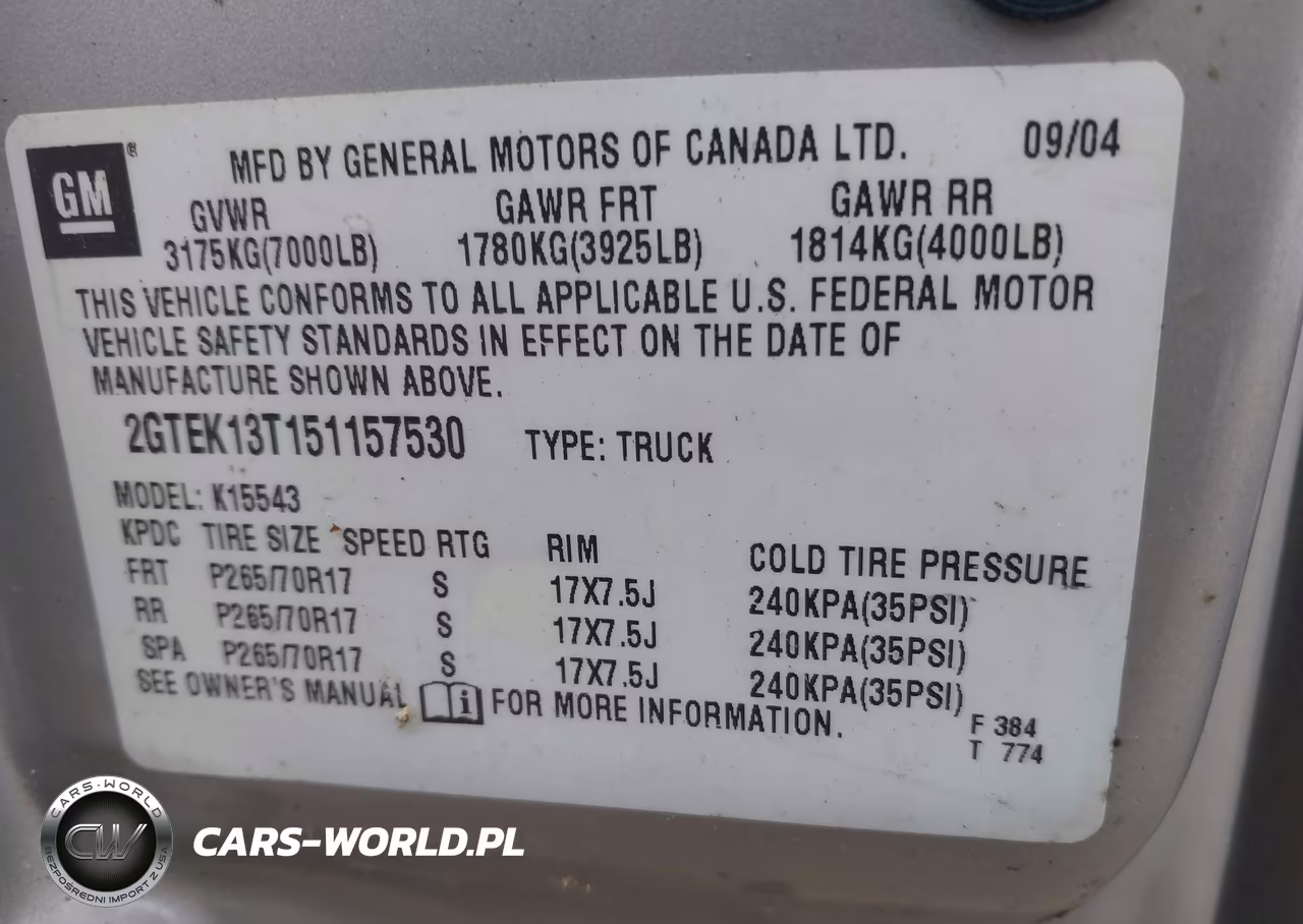 2005 GMC Sierra 1500 Sle VIN:2GTEK13T151157530 - 9