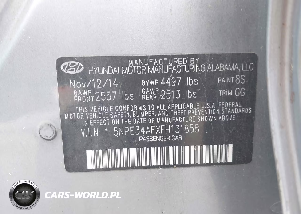 2015 Hyundai Sonata Sport-Limited VIN:5NPE34AFXFH131858 - 9