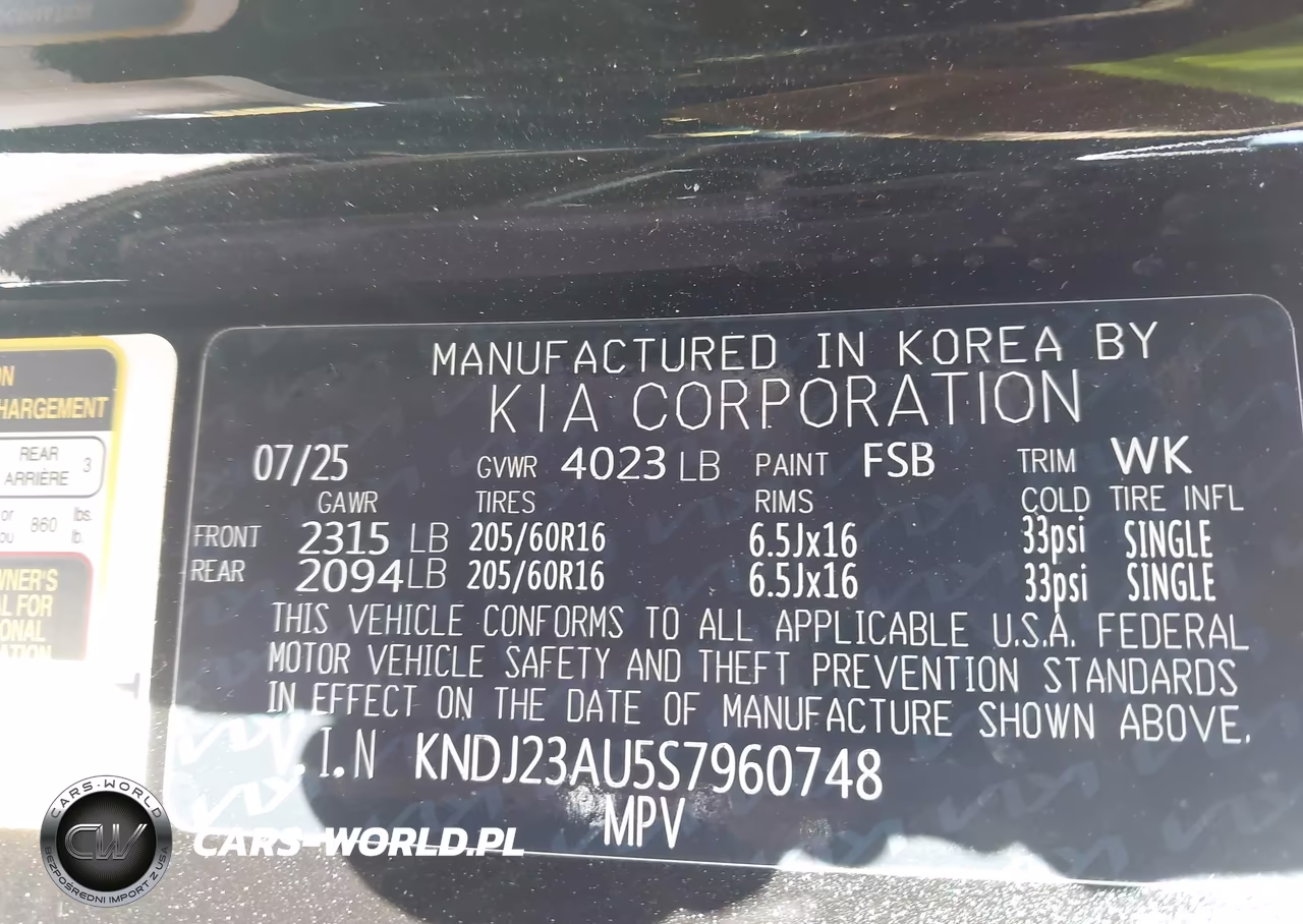 2025 Kia Soul Lx VIN:KNDJ23AU5S7960748 - 9