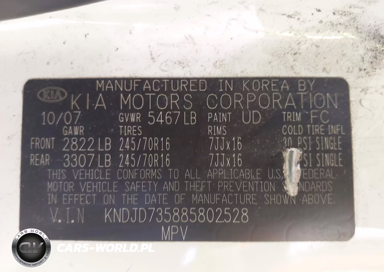 2008 Kia Sorento Lx Base VIN:KNDJD735885802528 - 9