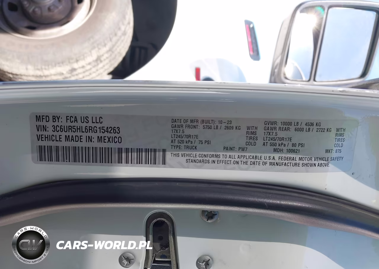 2024 Ram 2500 Tradesman 4X4 8' Box VIN:3C6UR5HL6RG154263 - 9