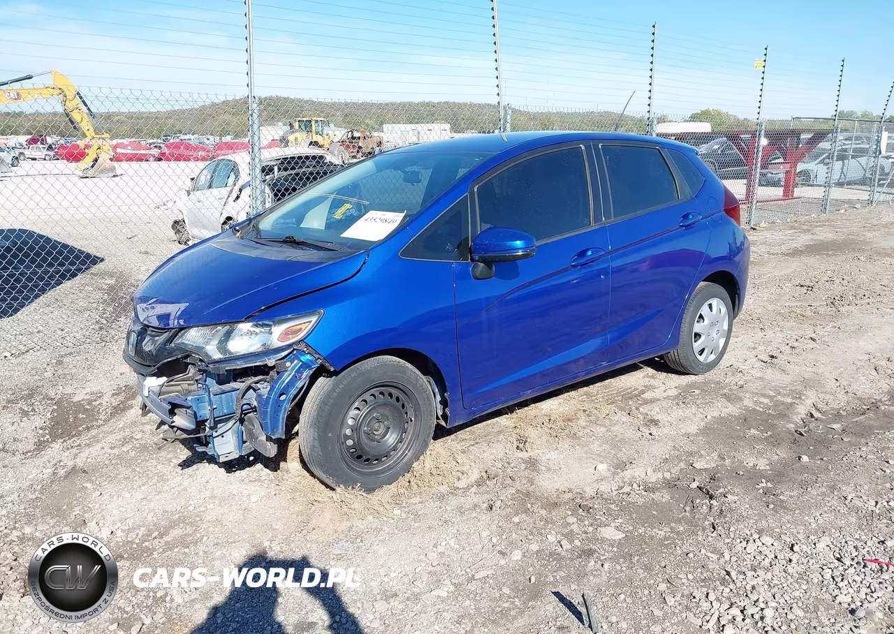 2017 Honda Fit Lx VIN:JHMGK5H53HS003933 - 2
