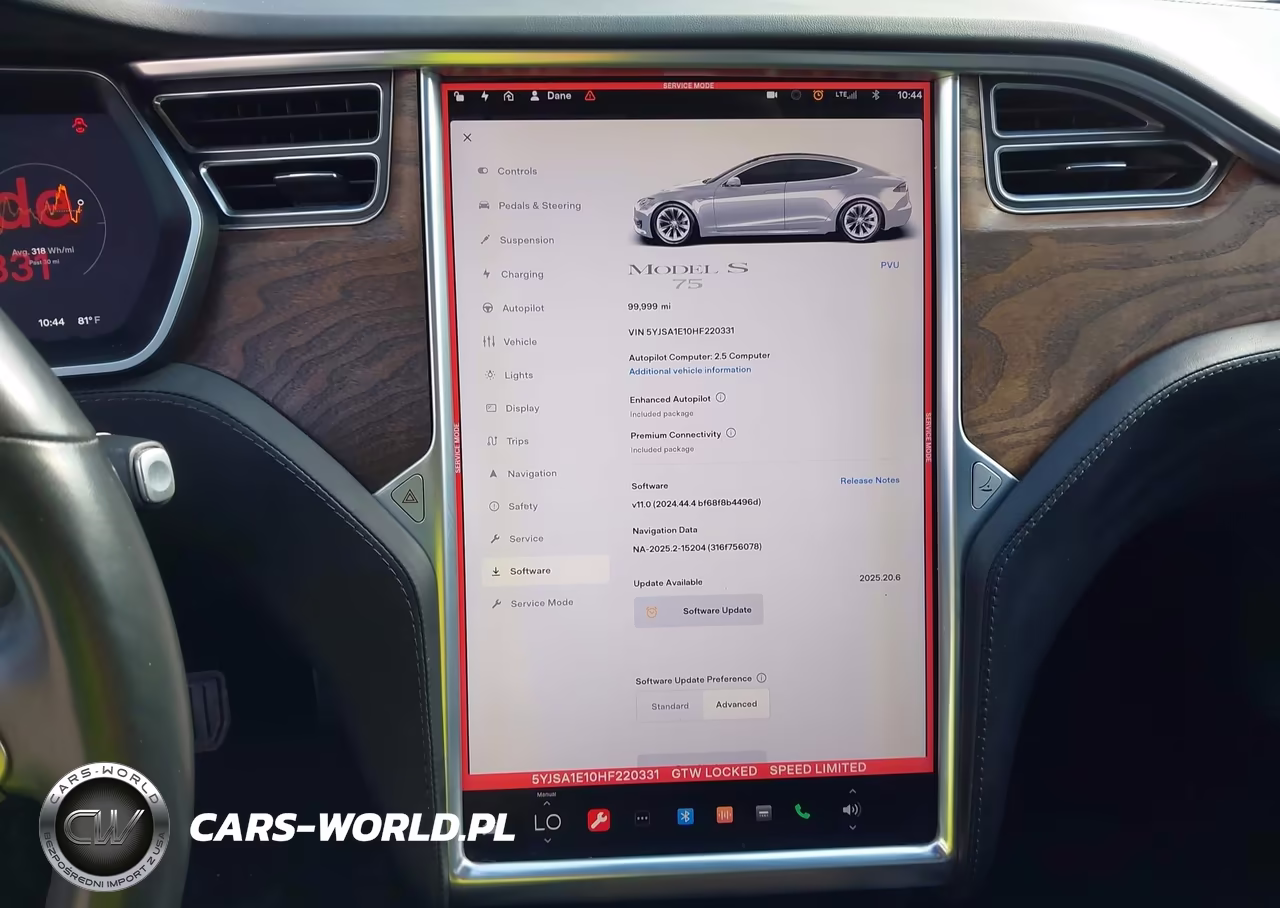 2017 Tesla Model S 60-75 VIN:5YJSA1E10HF220331 - 7