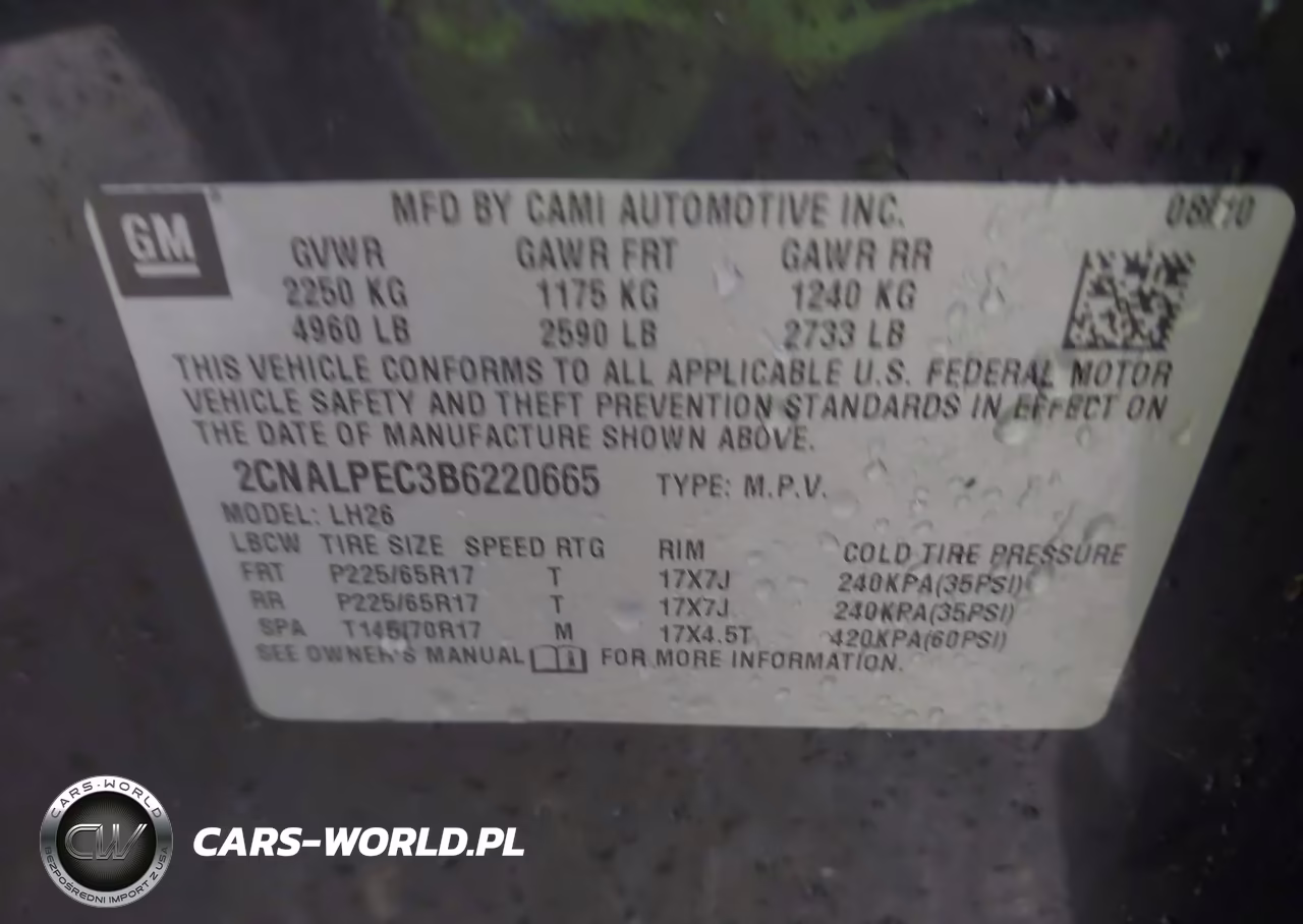 2011 Chevrolet Equinox 2Lt VIN:2CNALPEC3B6220665 - 9