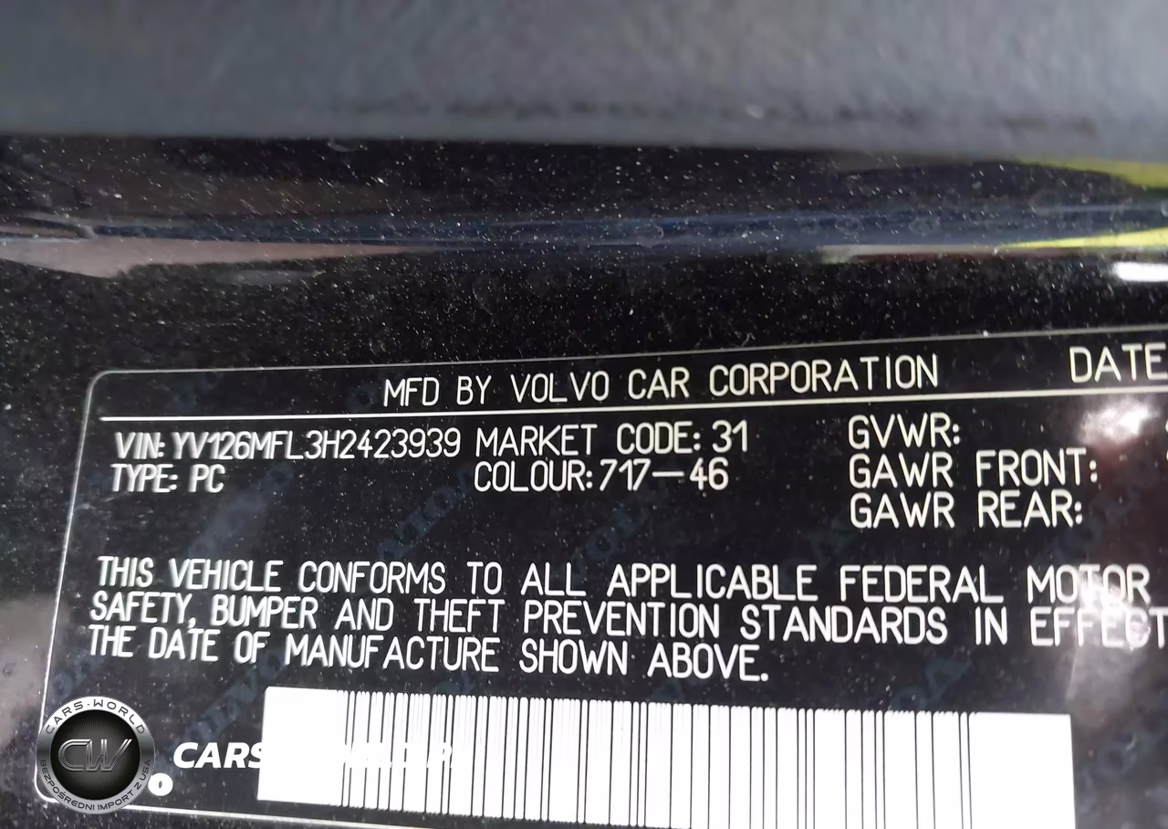 2017 Volvo S60 T5 Dynamic VIN:YV126MFL3H2423939 - 9