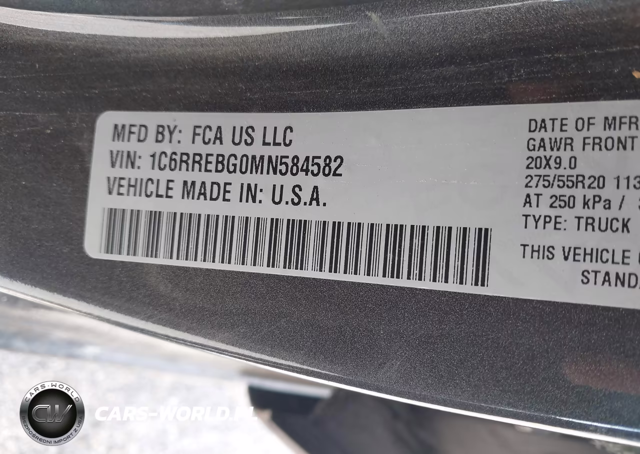 2021 Ram 1500 Lone Star 4X2 6'4 Box VIN:1C6RREBG0MN584582 - 9