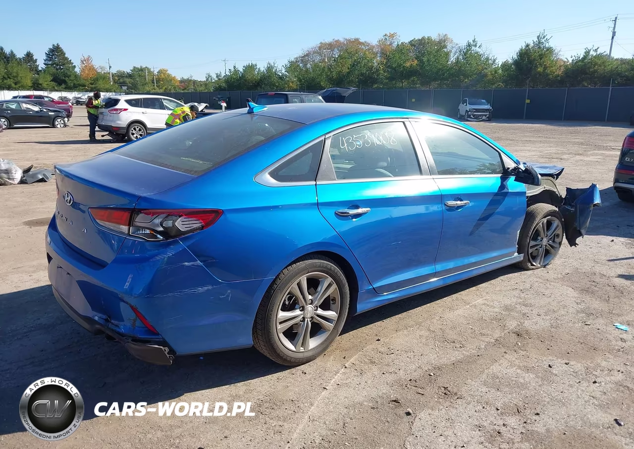 2019 Hyundai Sonata Sel VIN:5NPE34AF6KH784665 - 4