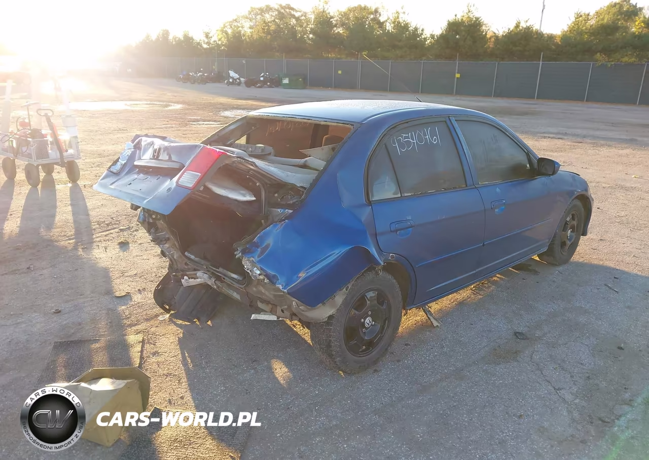 2003 Honda Civic Hybrid VIN:JHMES96653S007064 - 4