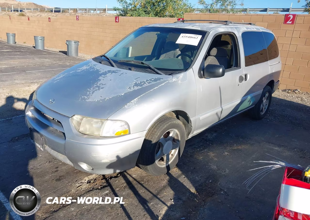 2001 Nissan Quest Gxe VIN:4N2ZN15T41D820008 - 2