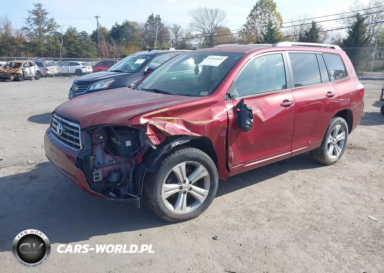 2010 Toyota Highlander Sport V6 VIN:5TDEK3EH3AS003294 - 2