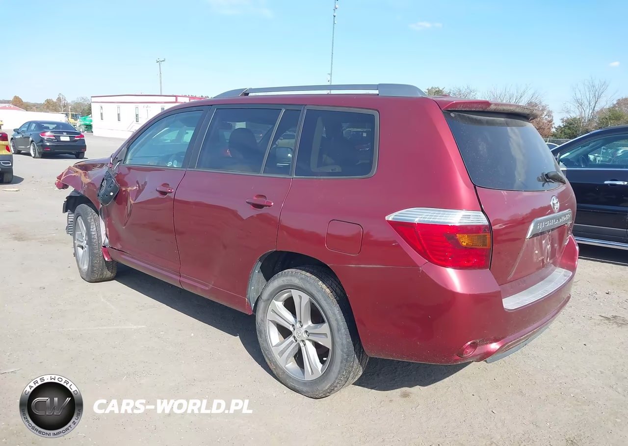 2010 Toyota Highlander Sport V6 VIN:5TDEK3EH3AS003294 - 3