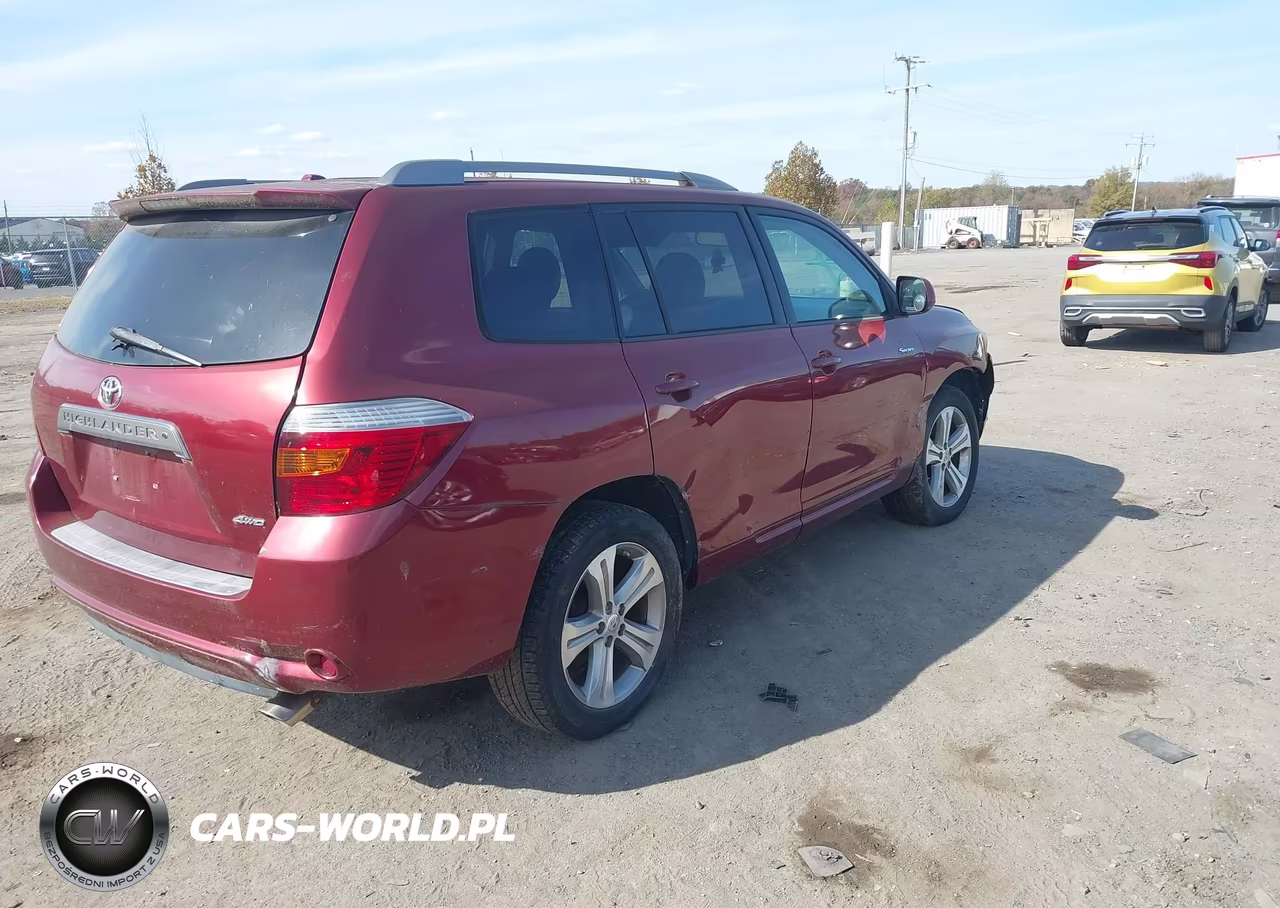2010 Toyota Highlander Sport V6 VIN:5TDEK3EH3AS003294 - 4