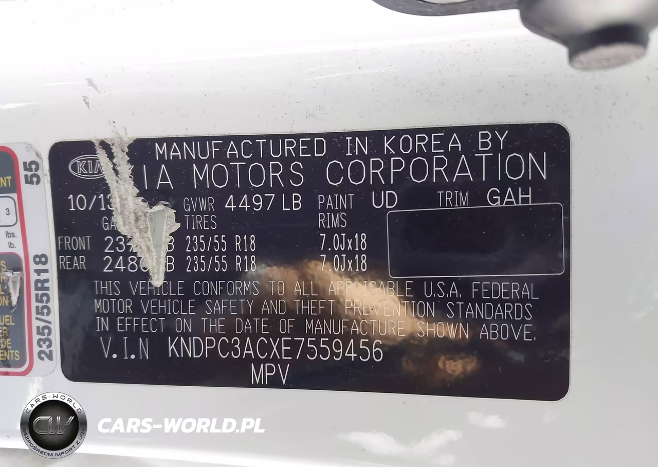 2014 Kia Sportage Ex VIN:KNDPC3ACXE7559456 - 9