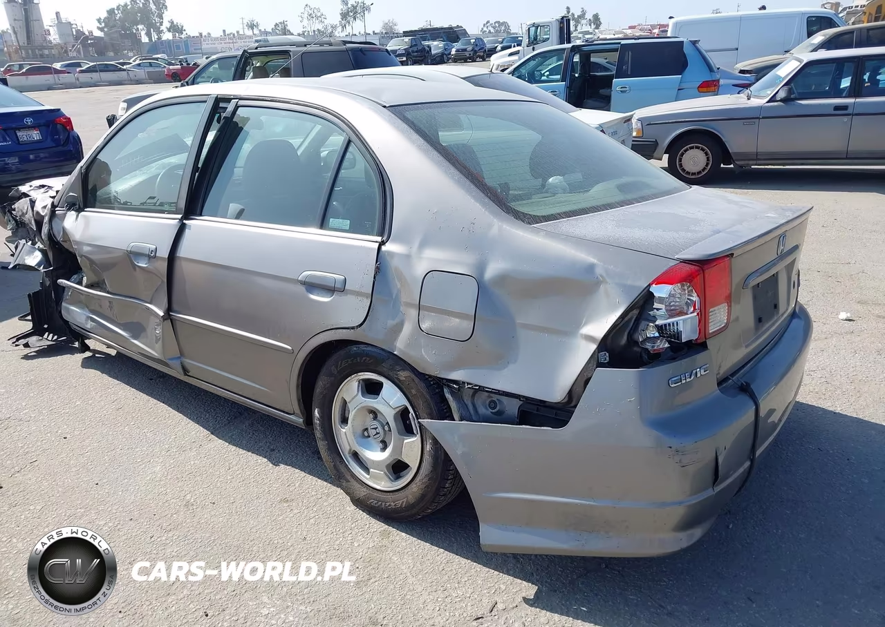 2004 Honda Civic Hybrid VIN:JHMES96604S022802 - 3