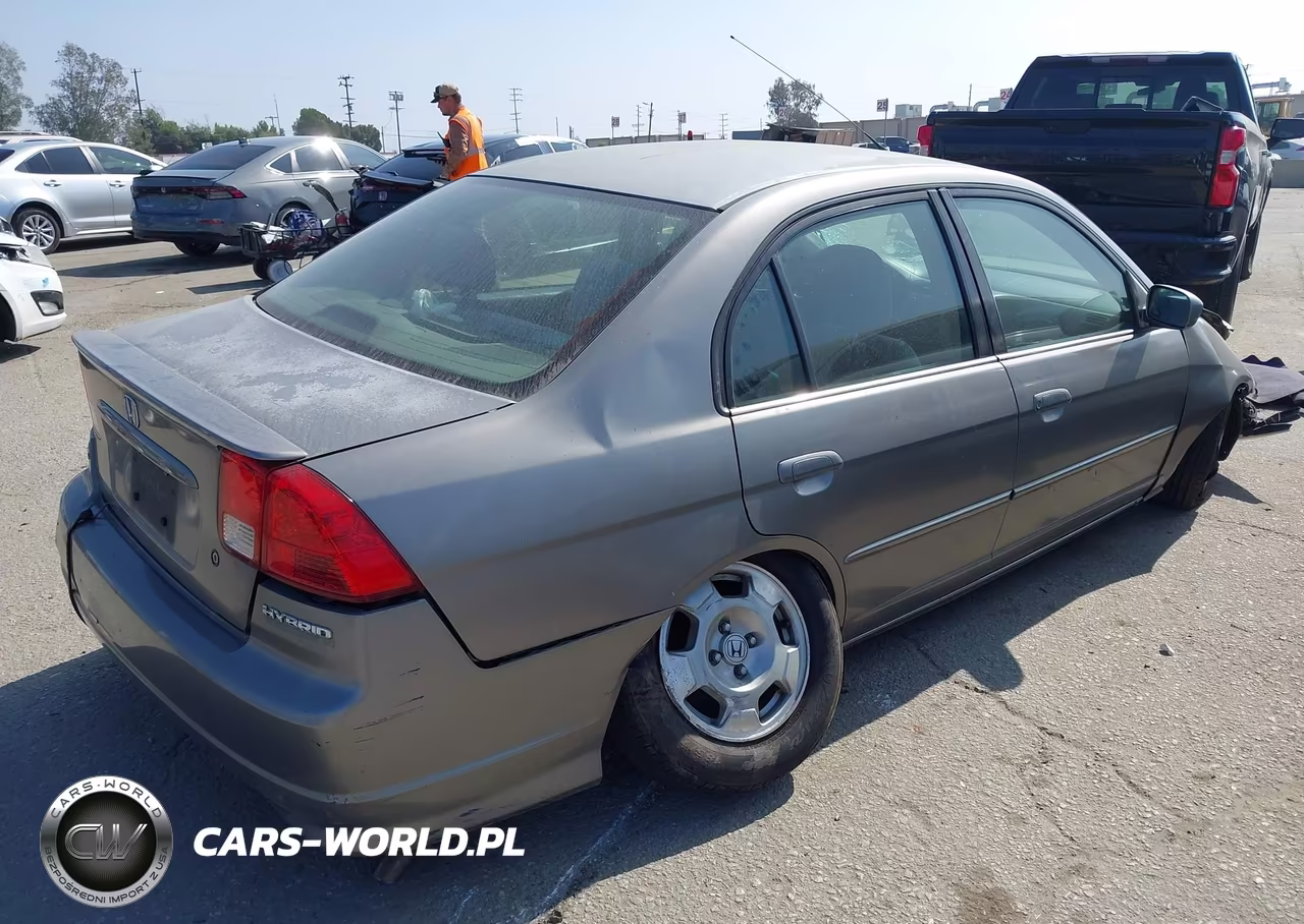 2004 Honda Civic Hybrid VIN:JHMES96604S022802 - 4