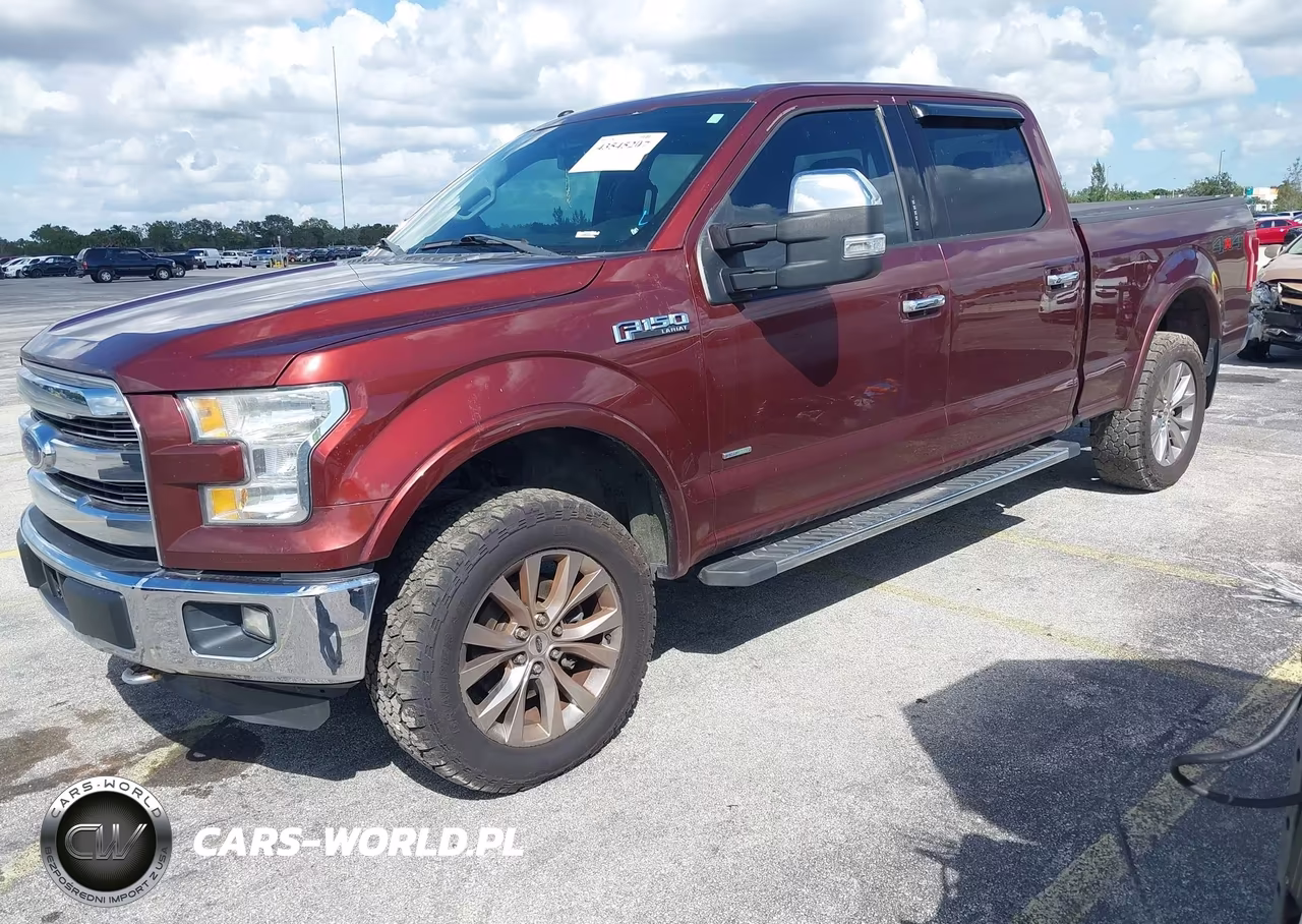 2016 Ford F-150 Lariat VIN:1FTFW1EG0GFD43208 - 2