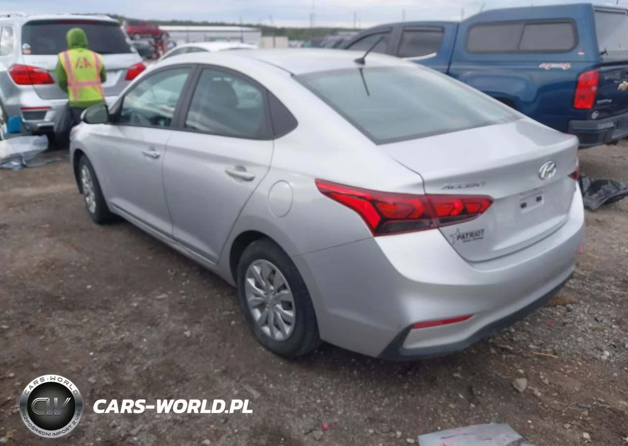 2021 Hyundai Accent Se VIN:3KPC24A66ME147115 - 3
