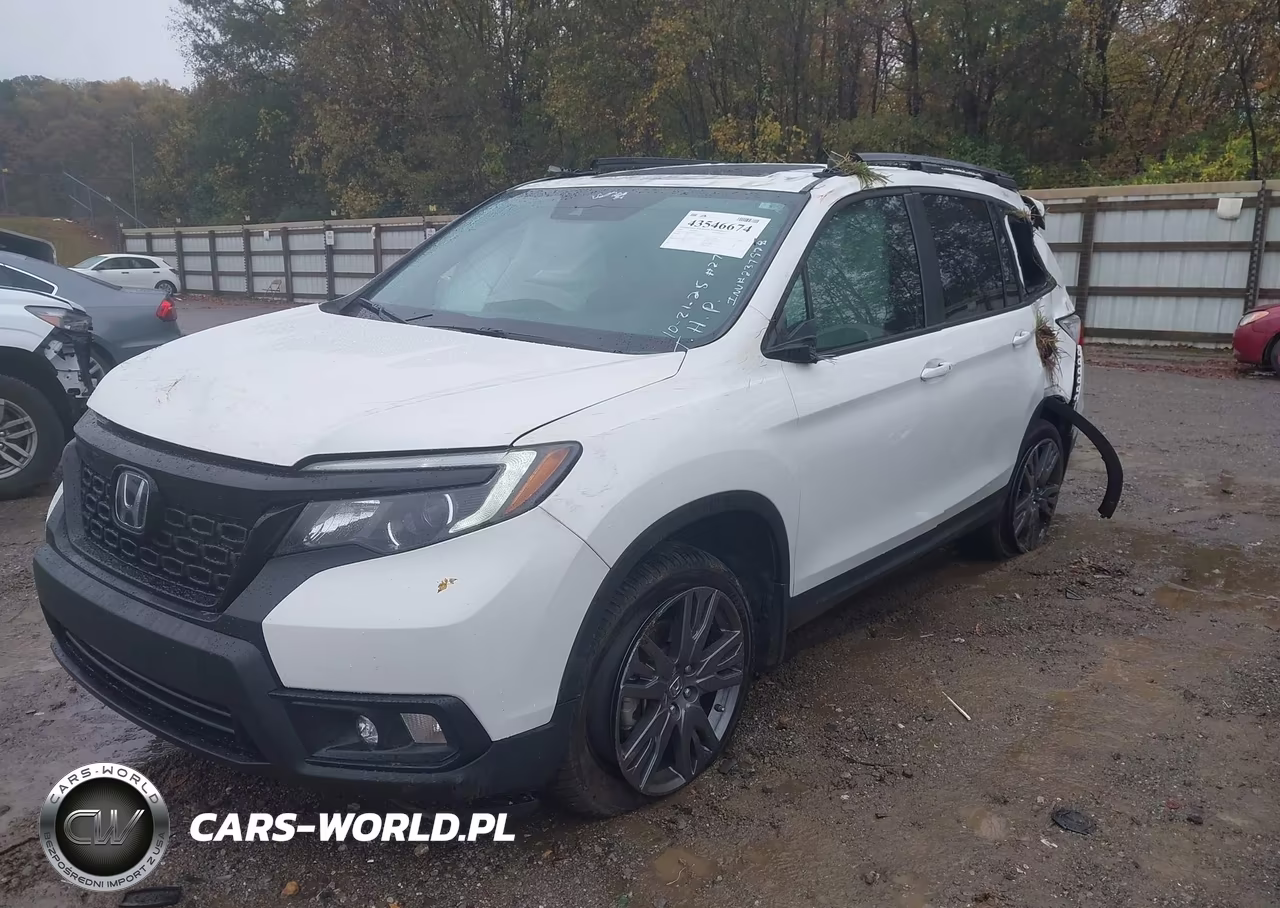 2021 Honda Passport Awd Ex-L VIN:5FNYF8H59MB020545 - 2