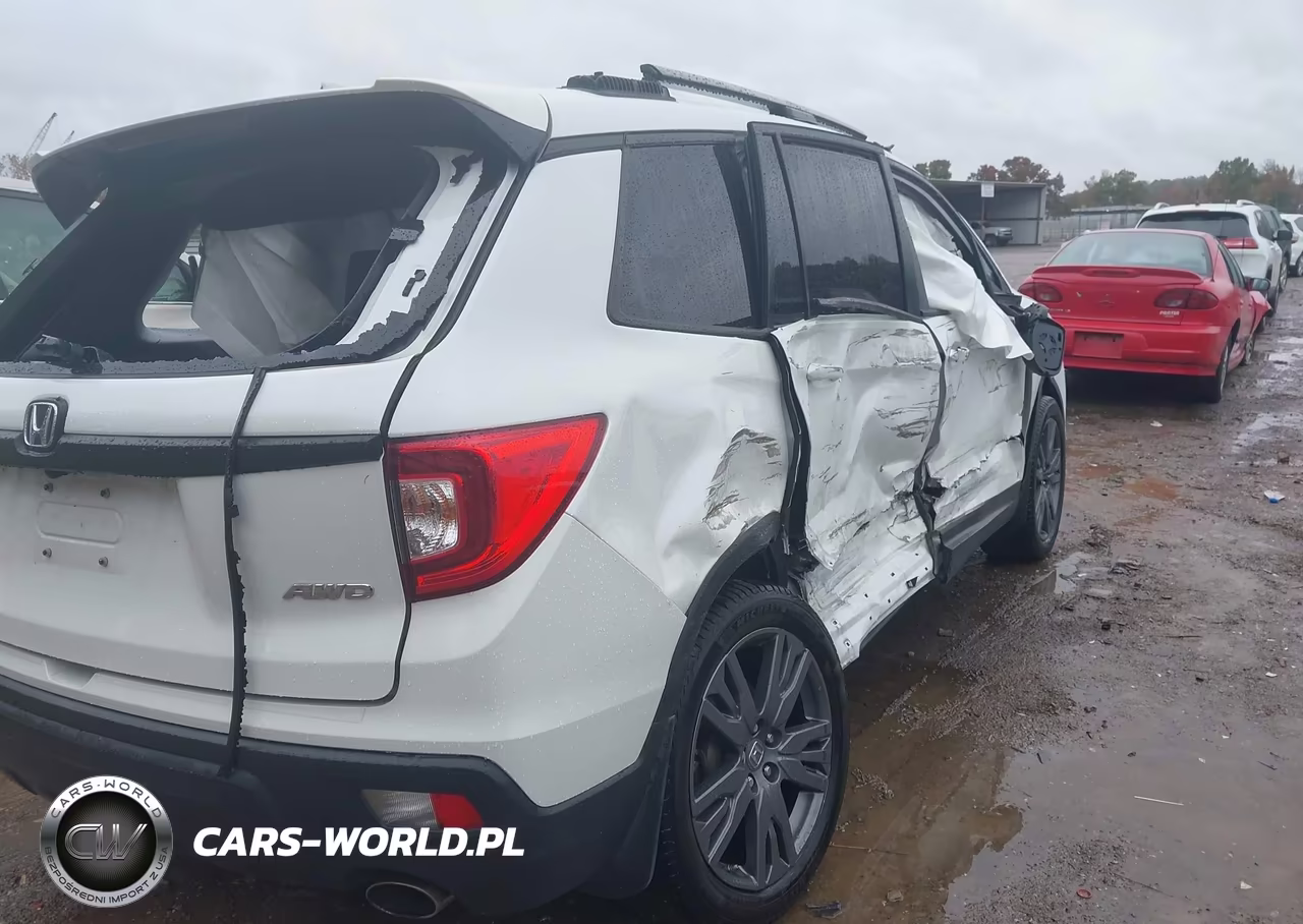 2021 Honda Passport Awd Ex-L VIN:5FNYF8H59MB020545 - 4