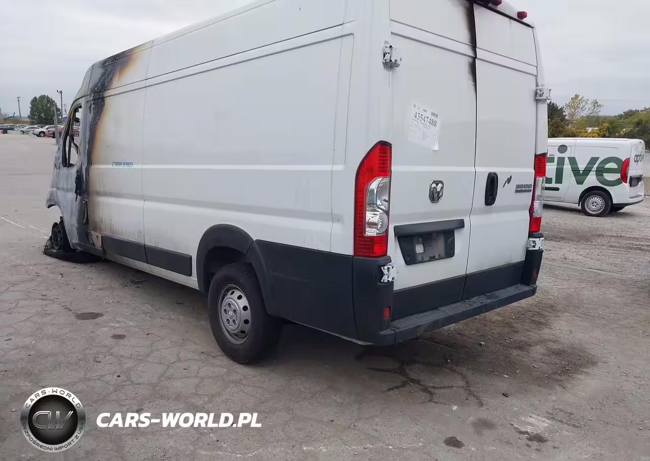 2023 Ram Promaster 3500 Cargo Van High Roof 159 Wb Ext VIN:3C6MRVJG3PE539771 - 3