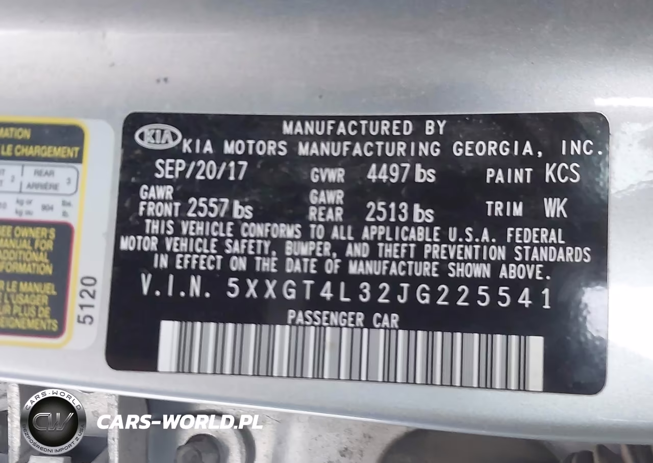 2018 Kia Optima Lx VIN:5XXGT4L32JG225541 - 9