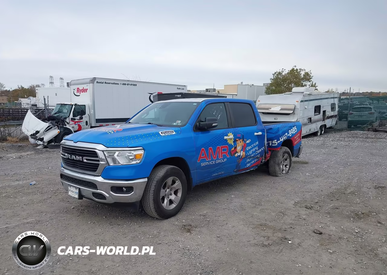 2021 Ram 1500 Big Horn 4X4 6'4 Box VIN:1C6RRFMG2MN617388 - 2
