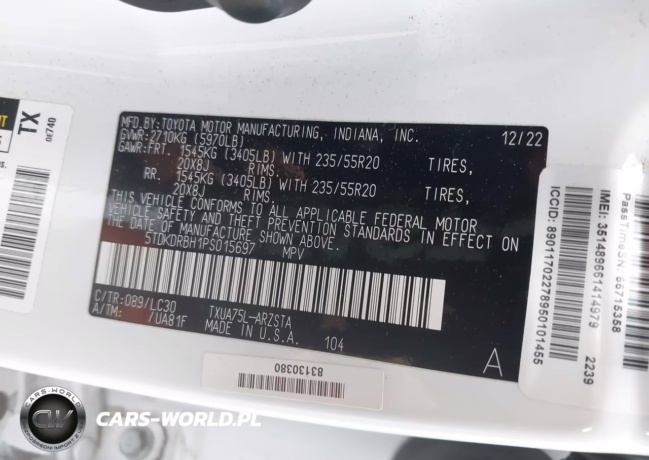 2023 Toyota Highlander Xse VIN:5TDKDRBH1PS015697 - 9