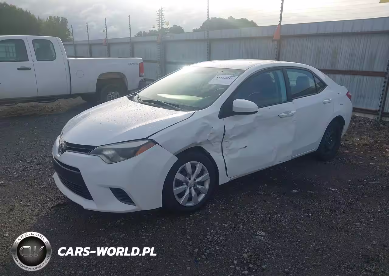 2016 Toyota Corolla Le VIN:2T1BURHEXGC517128 - 2
