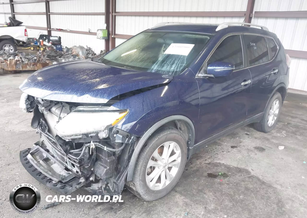 2016 Nissan Rogue Sv VIN:KNMAT2MT2GP611273 - 2