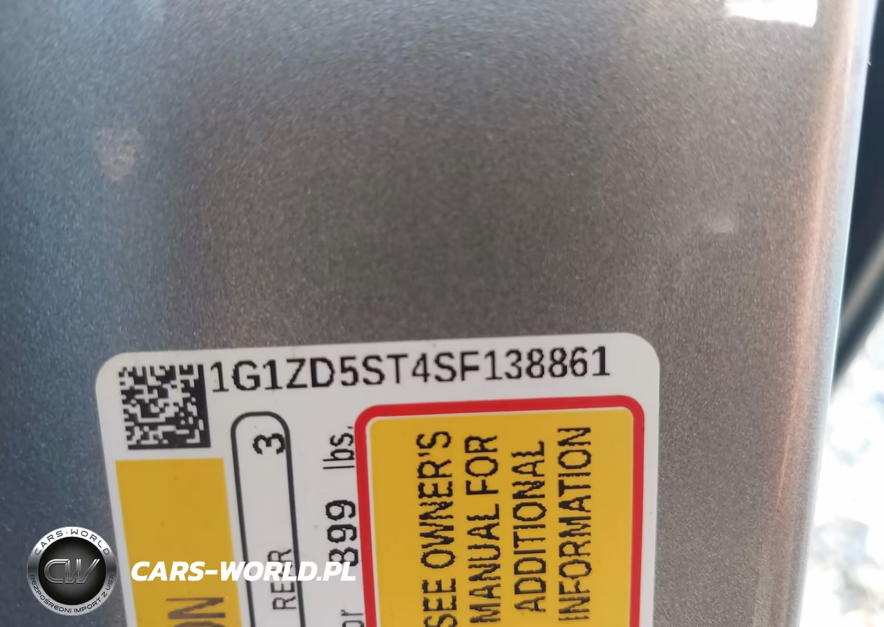 2025 Chevrolet Malibu Fwd 1Lt VIN:1G1ZD5ST4SF138861 - 9