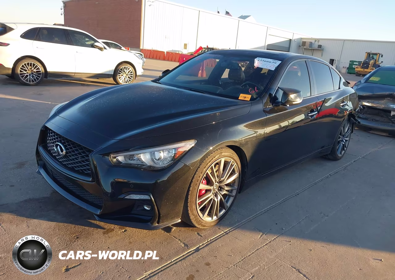 2021 Infiniti Q50 Red Sport 400 VIN:JN1FV7DP8MM850388 - 2