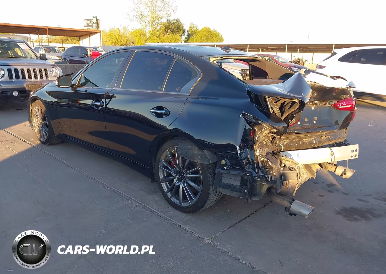 2021 Infiniti Q50 Red Sport 400 VIN:JN1FV7DP8MM850388 - 3