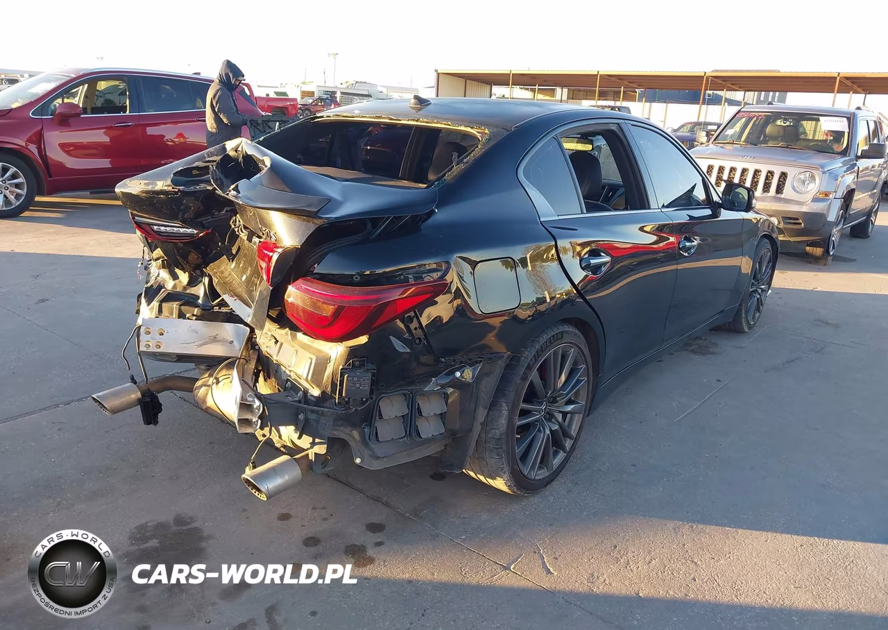 2021 Infiniti Q50 Red Sport 400 VIN:JN1FV7DP8MM850388 - 4