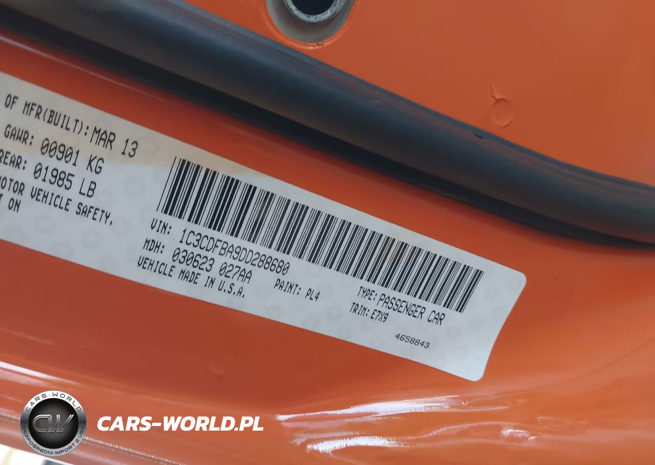 2013 Dodge Dart Sxt VIN:1C3CDFBA9DD288680 - 9