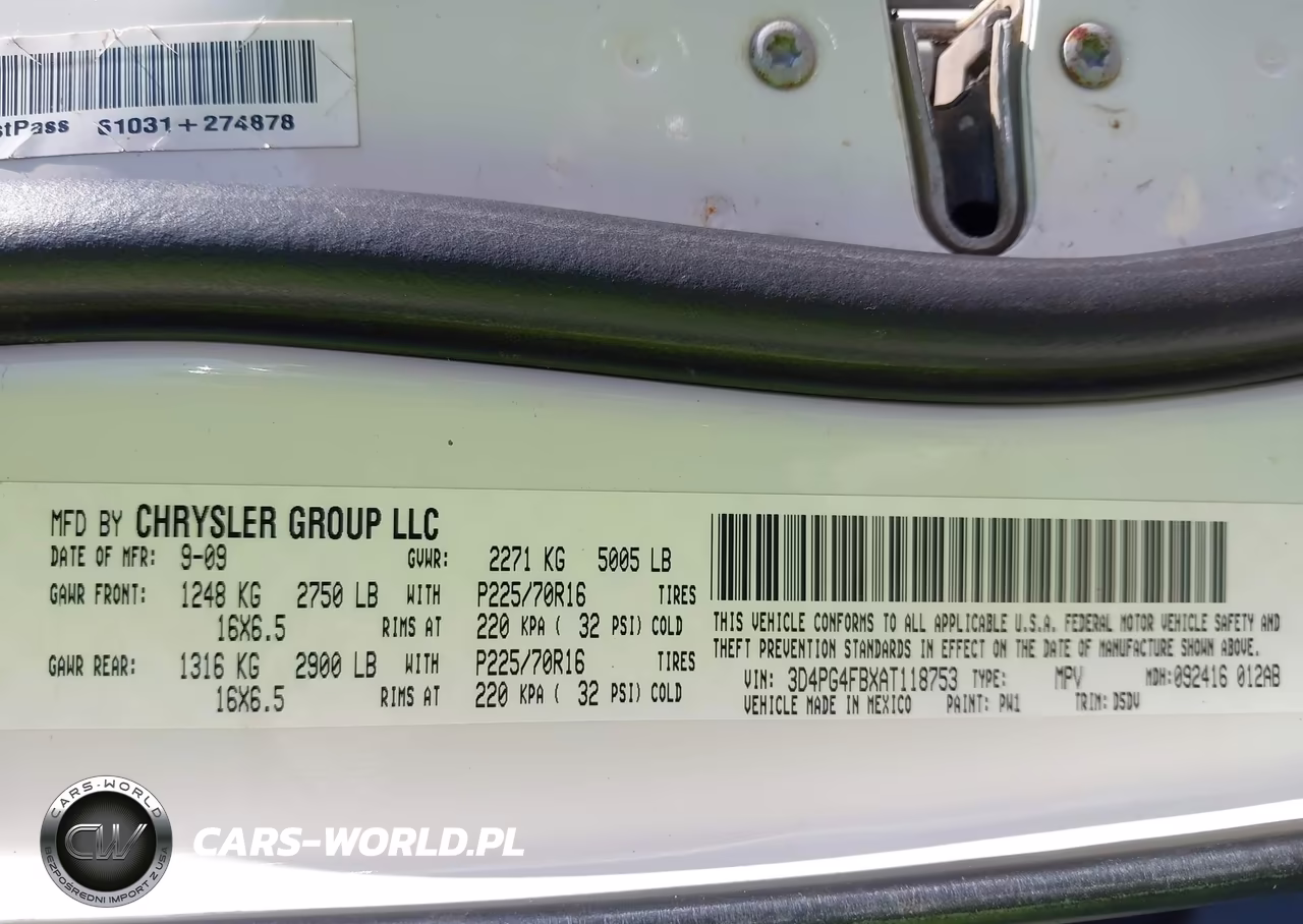 2010 Dodge Journey Se VIN:3D4PG4FBXAT118753 - 9