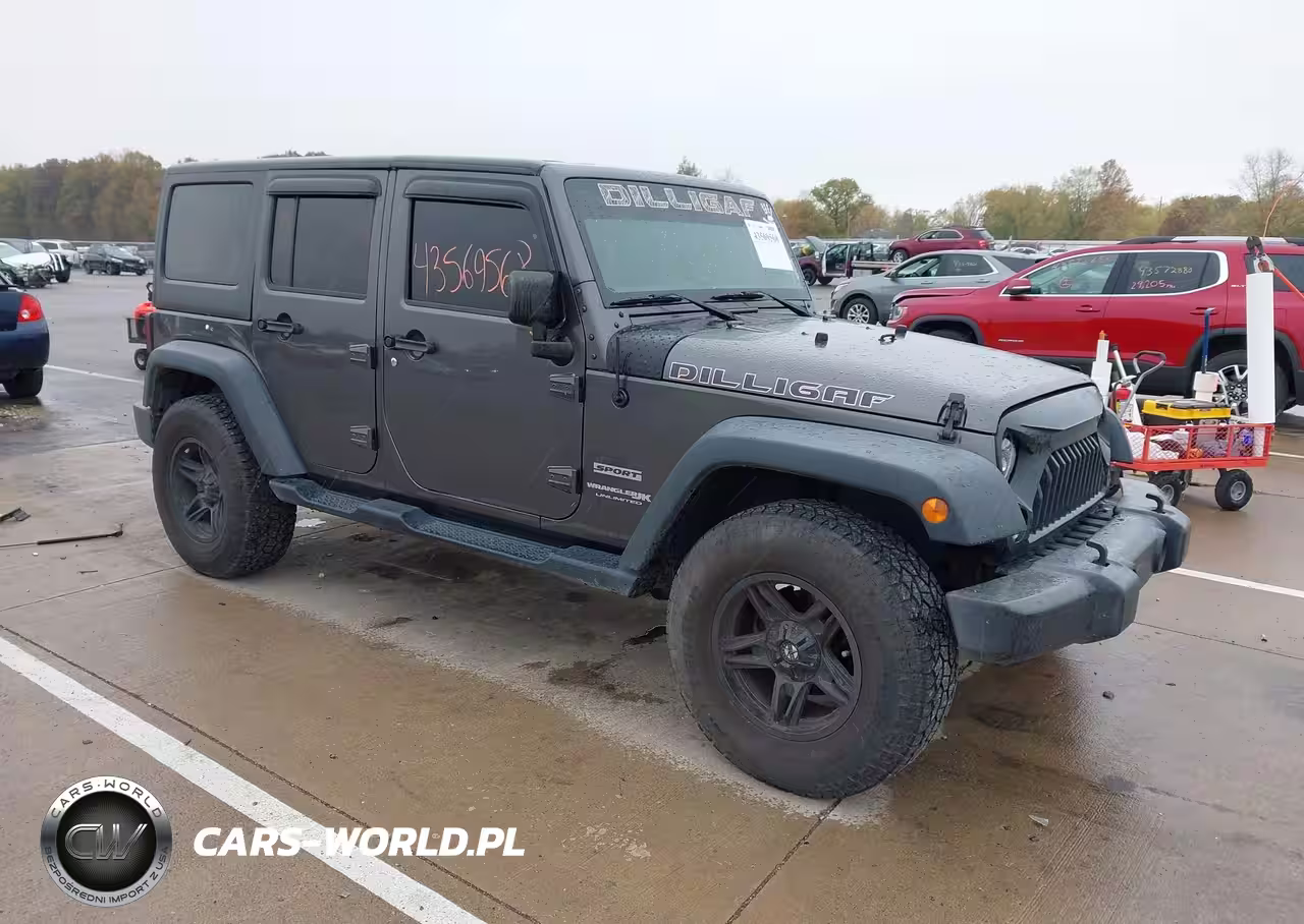 2018 Jeep Wrangler Jk Unlimited Sport 4X4