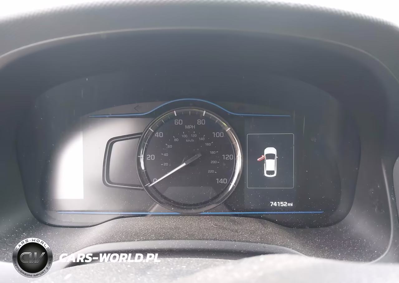 2017 Hyundai Ioniq Hybrid Blue VIN:KMHC65LC3HU030611 - 7