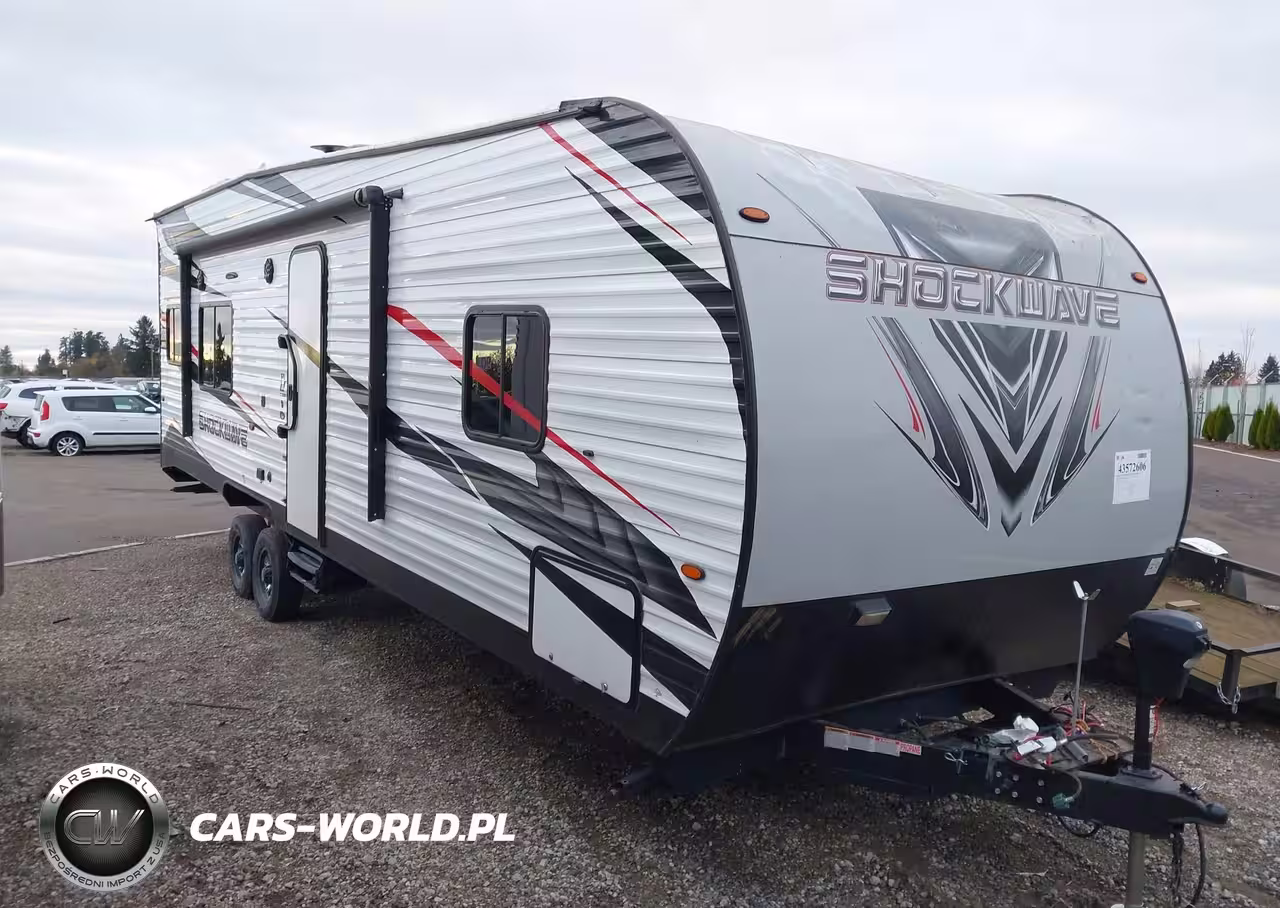 2021 Forest River Shockwave Tl27Rqmx Toy Hauler Travel Trailer