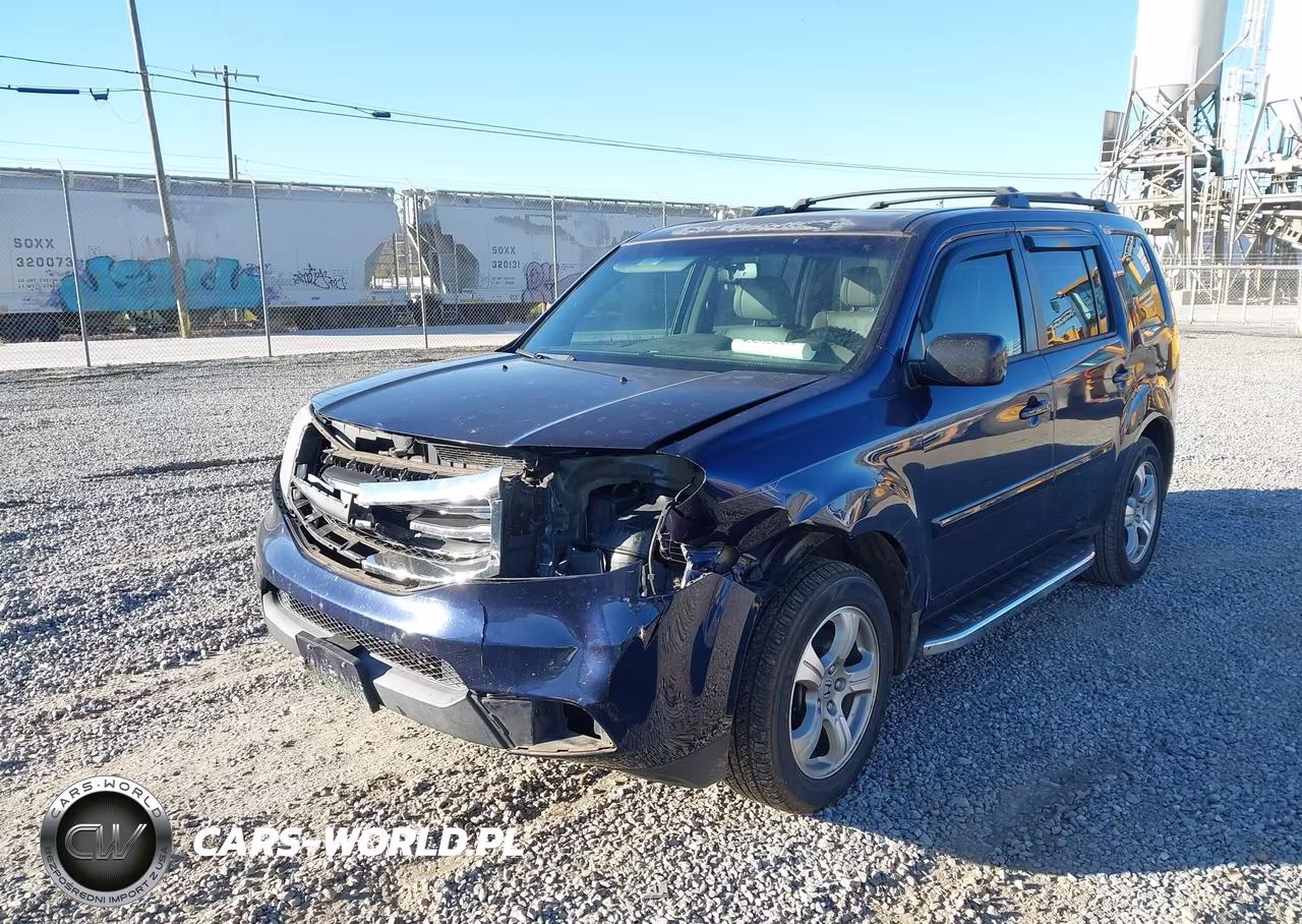 2013 Honda Pilot Ex-L VIN:5FNYF3H52DB037805 - 2
