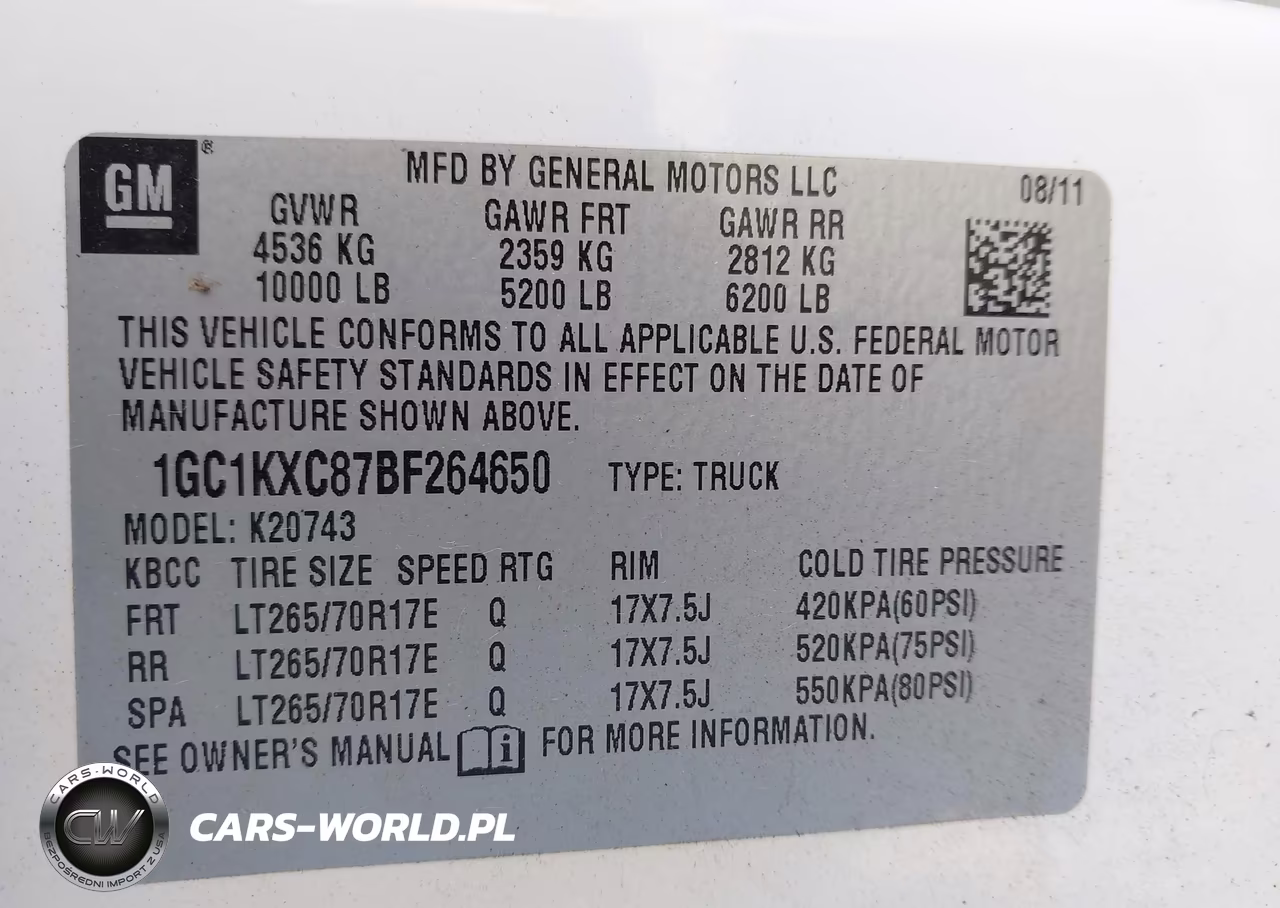 2011 Chevrolet Silverado 2500Hd Lt VIN:1GC1KXC87BF264650 - 9
