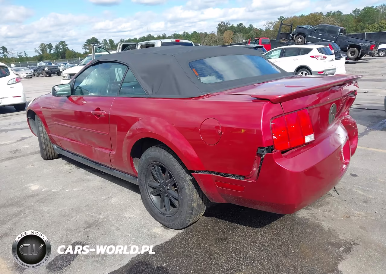 2007 Ford Mustang V6 Deluxe-V6 Premium VIN:1ZVFT84N775201040 - 3