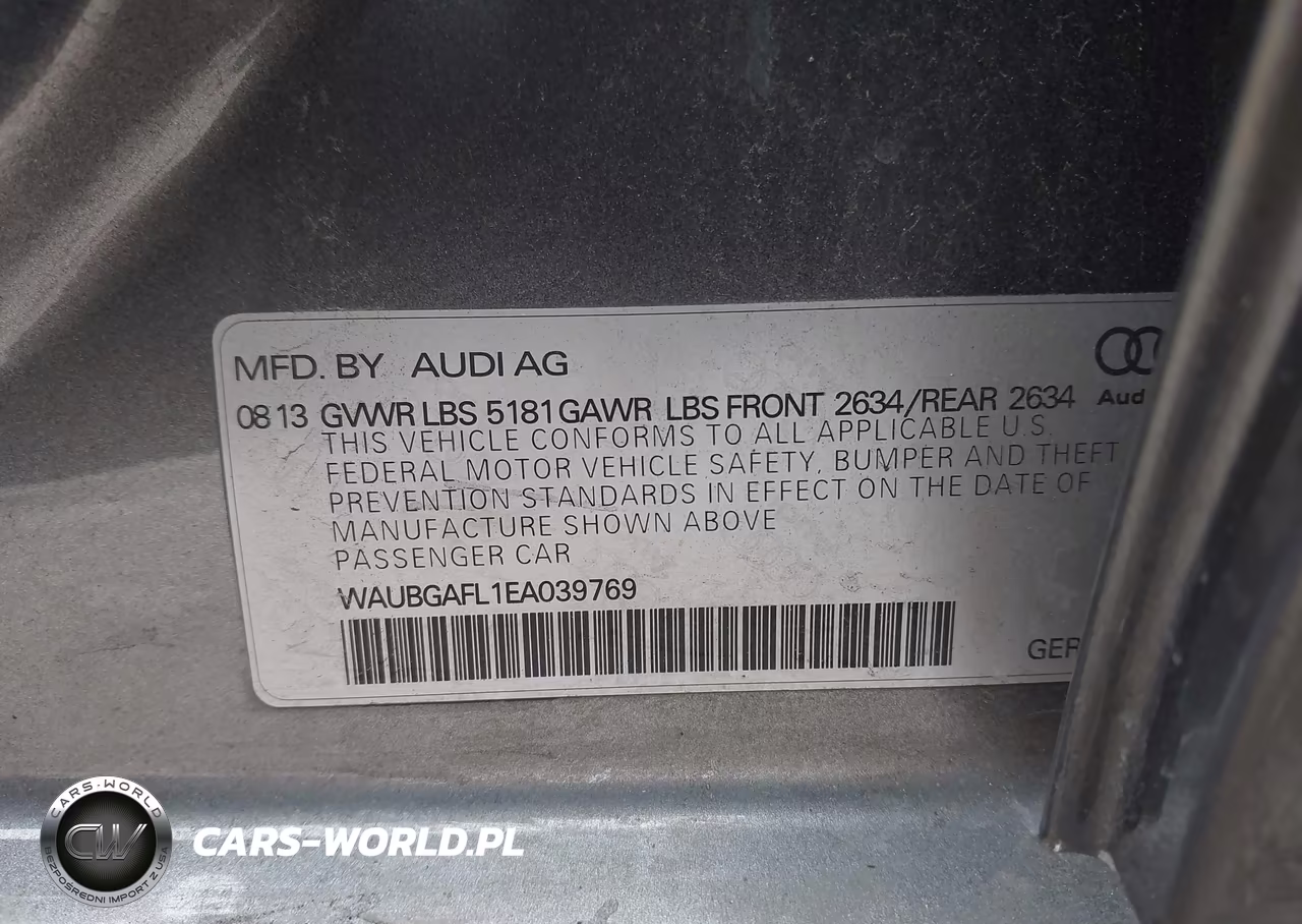 2014 Audi S4 3.0T Premium Plus VIN:WAUBGAFL1EA039769 - 9