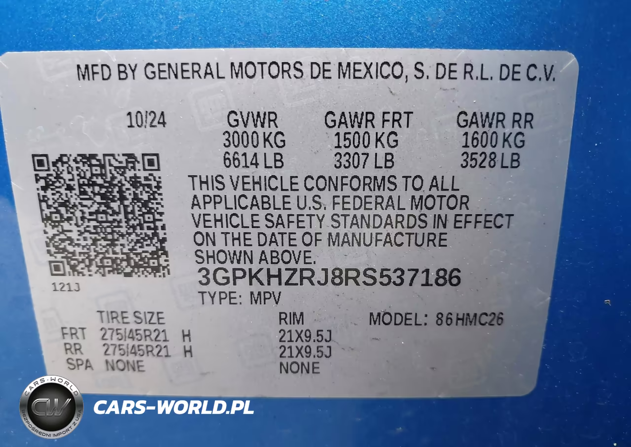 2024 Honda Prologue Elite VIN:3GPKHZRJ8RS537186 - 9