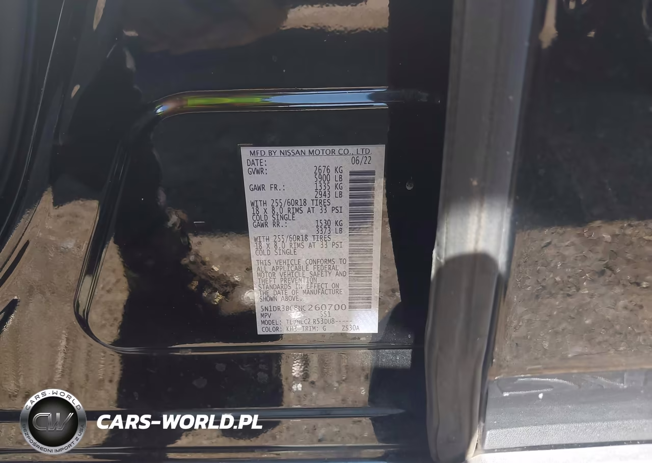 2022 Nissan Pathfinder Sv 4Wd VIN:5N1DR3BC8NC260700 - 9