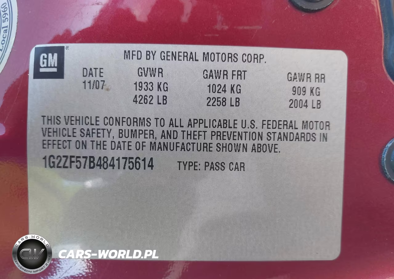 2008 Pontiac G6 Value Leader VIN:1G2ZF57B484175614 - 9