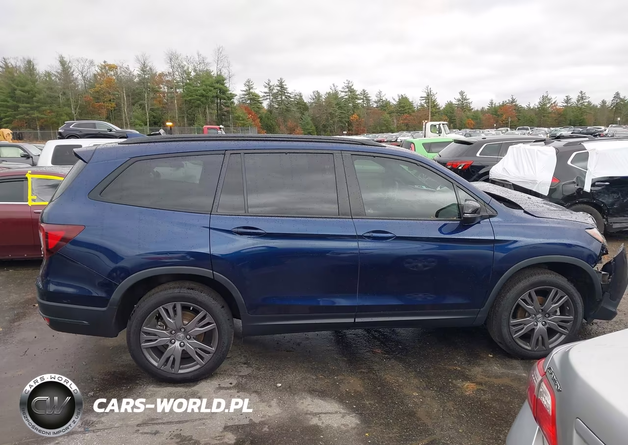 2022 Honda Pilot Awd Sport VIN:5FNYF6H34NB031313 - 14