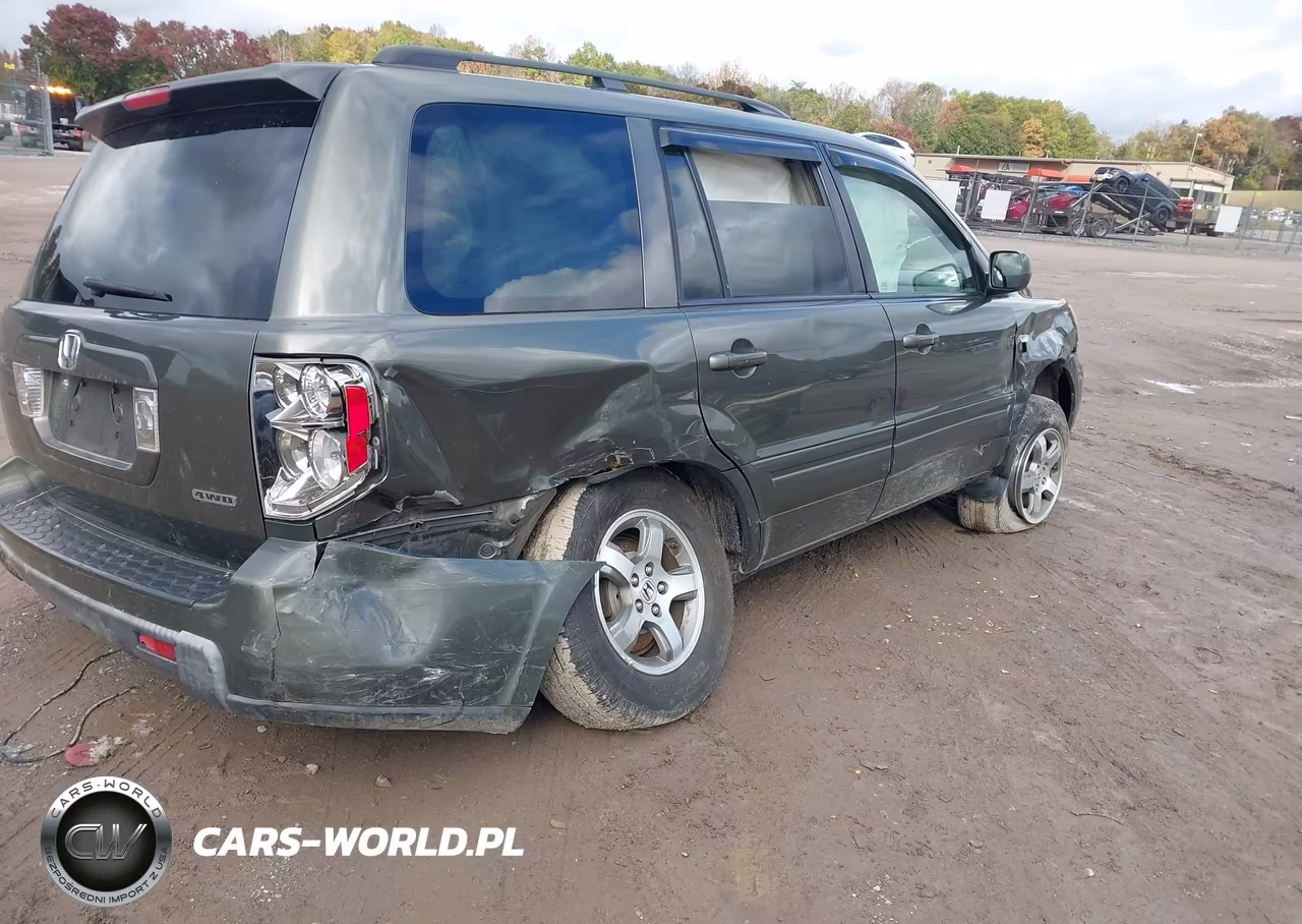2006 Honda Pilot Ex-L VIN:5FNYF18606B024485 - 4